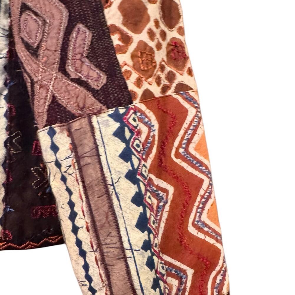 Chico's Patchwork Jacket Chico's Size 2 (M/L) Box… - image 2